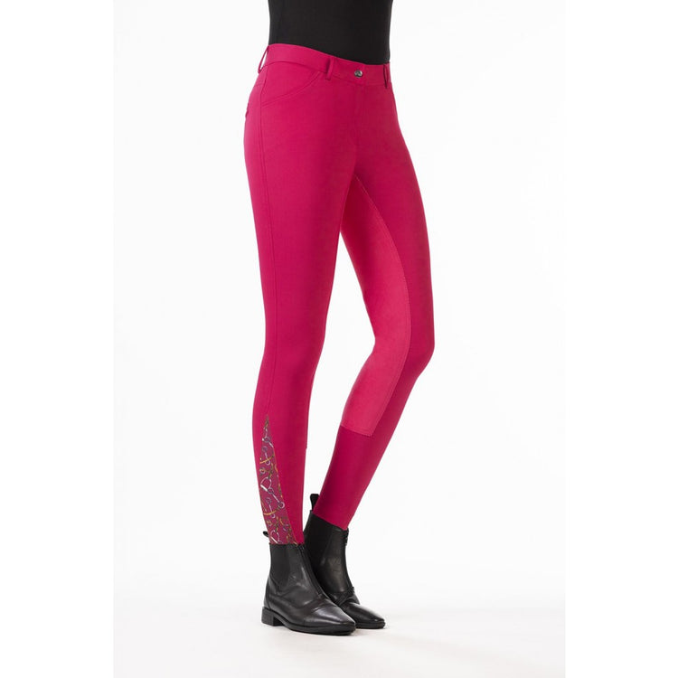 HKM Damenreithose Cranberry
