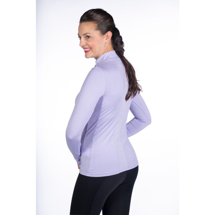 Light purple equestrian top