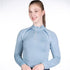 Long sleeve horse riding base layer in light blue