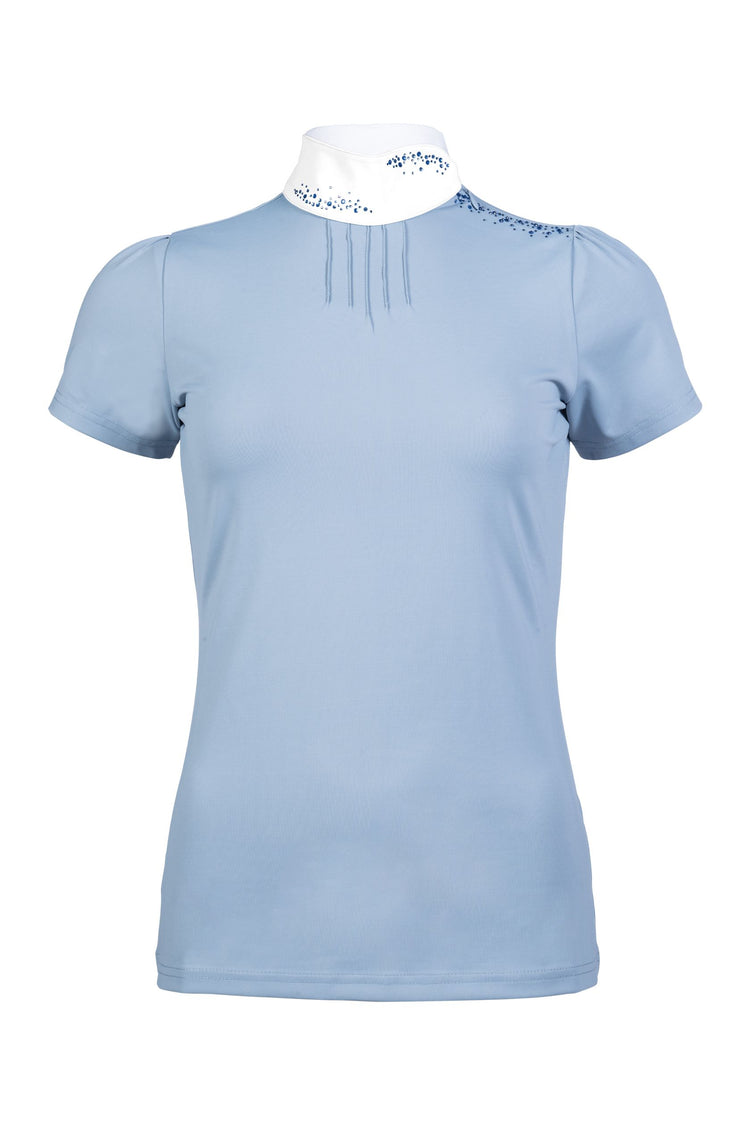Ladies light blue show shirt