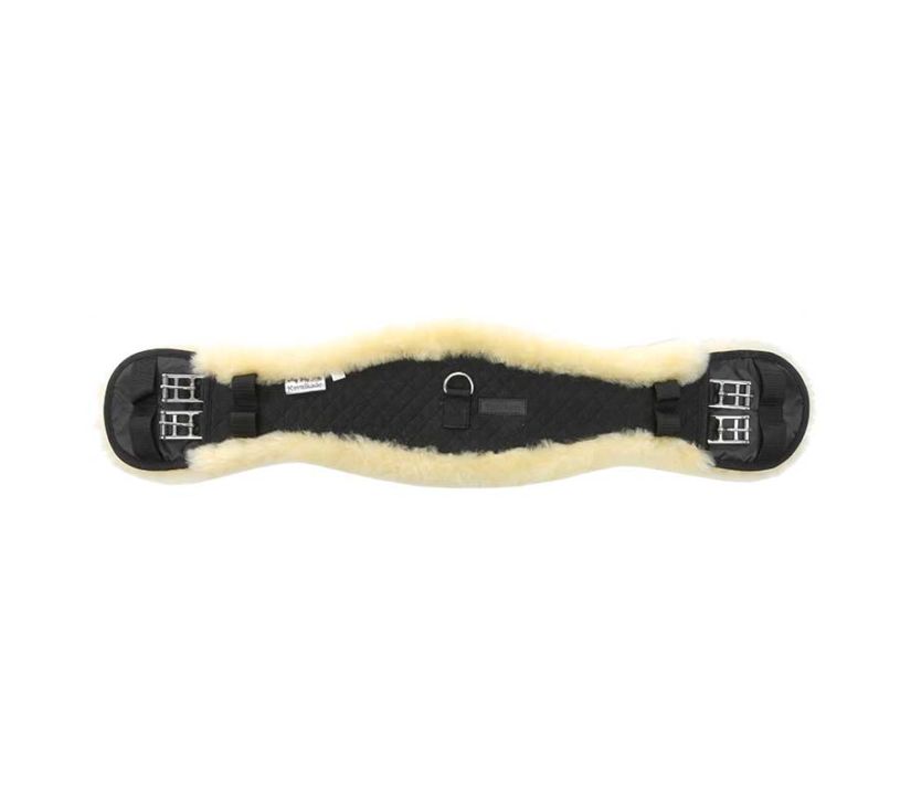 Dressage girth with genuine wool