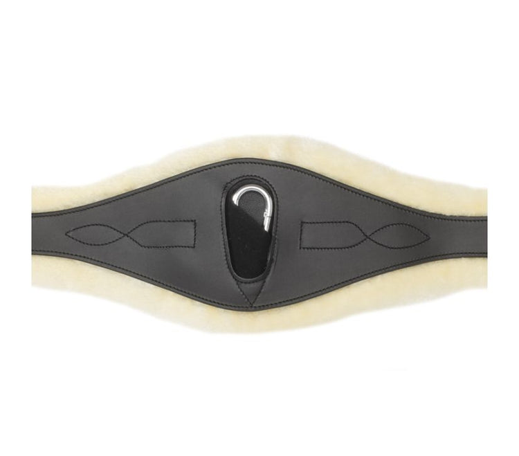 Anatomic girth for horses with sensitive skin