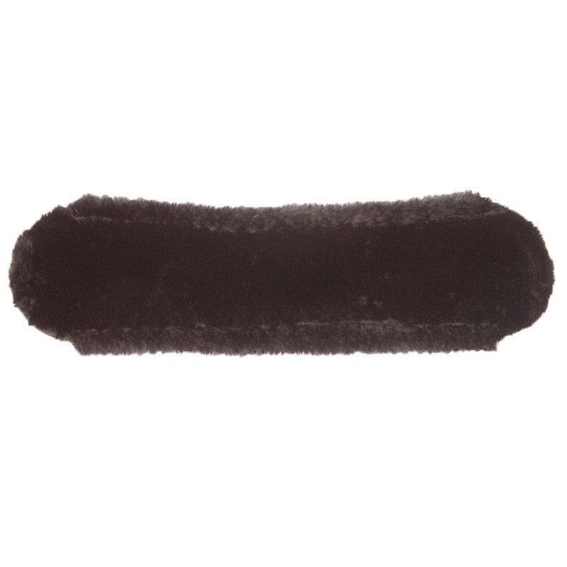 black faux lambskin girth cover