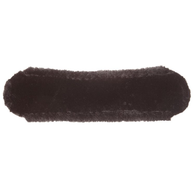 black faux lambskin girth cover