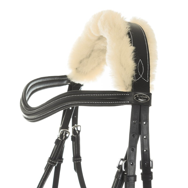 Kavalkade bridle with sheepskin