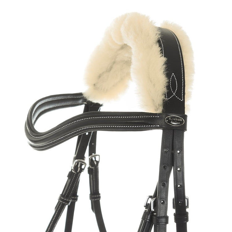 Kavalkade bridle with sheepskin