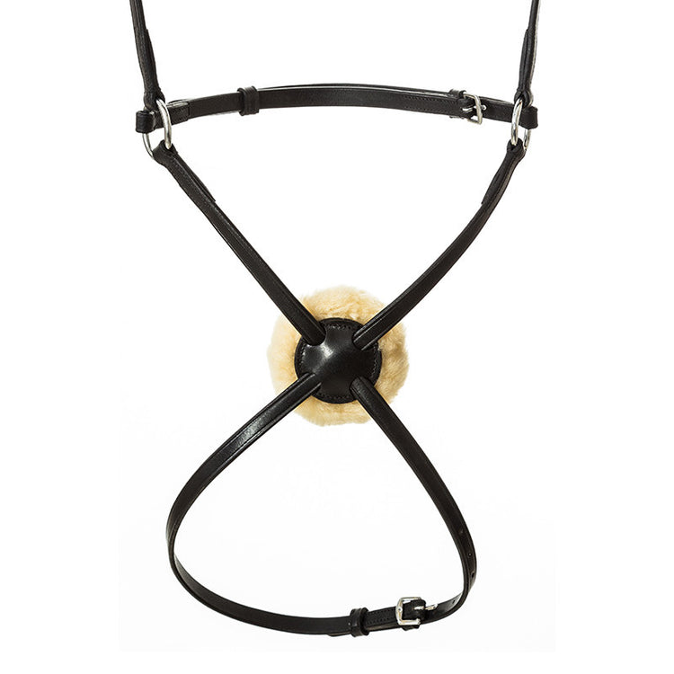 Mexican Noseband with sheepskin