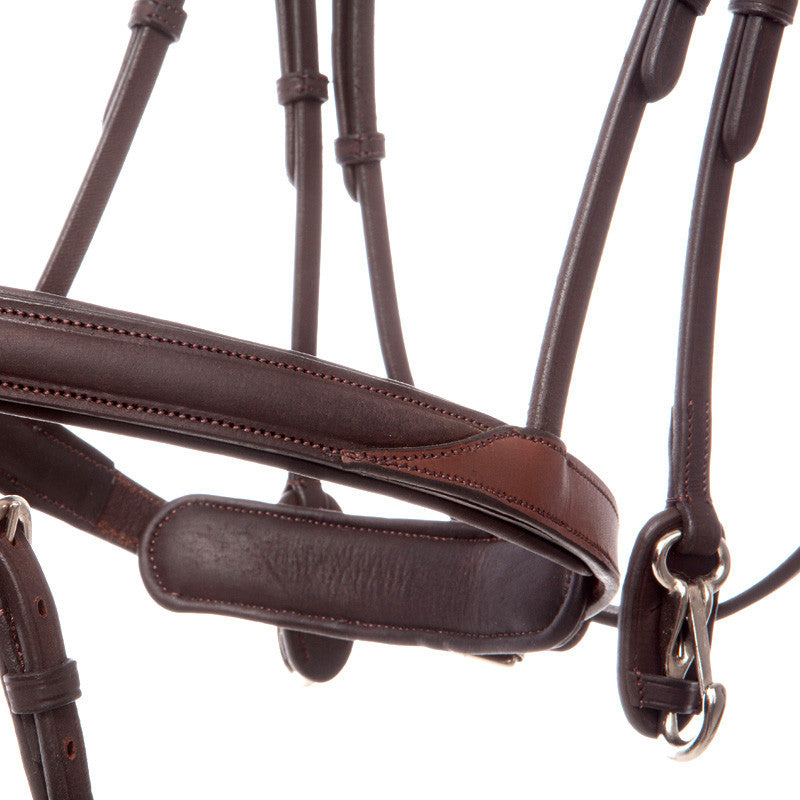 Soft leather training bridle