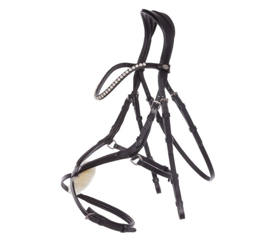 Mexican Noseband Bridle with rings
