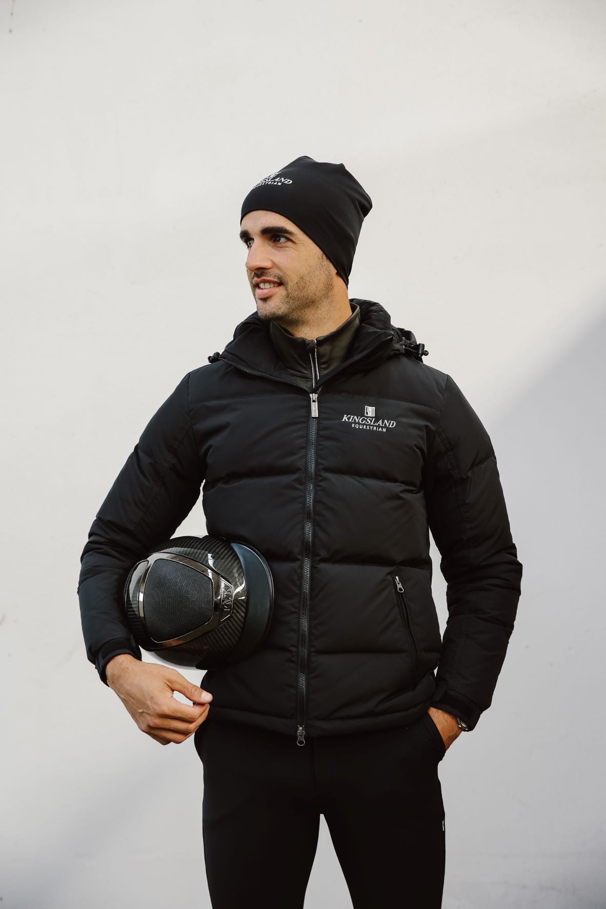 kingsland classic unisex down jacket black