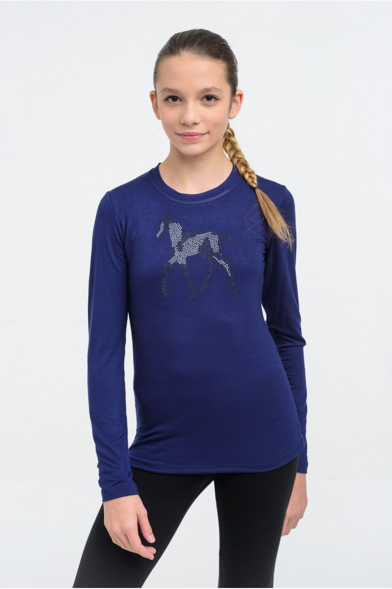 Women Girls Kids Long Sleeve T-Shirt