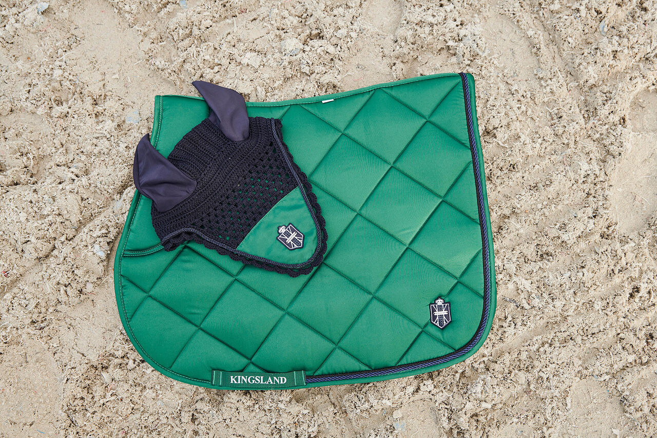 Kingsland Green Saddle Pad Set