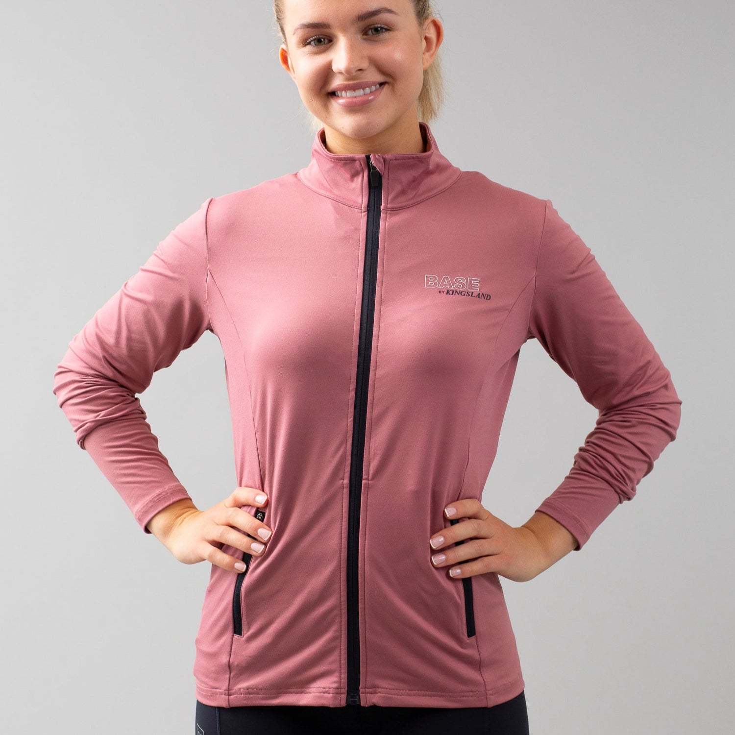 Pink equestrian training jacket for summer