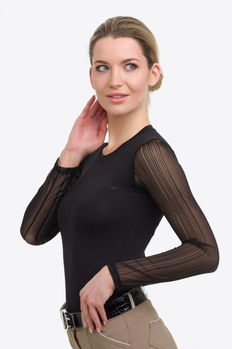 Long Sleeve Top Horse Women