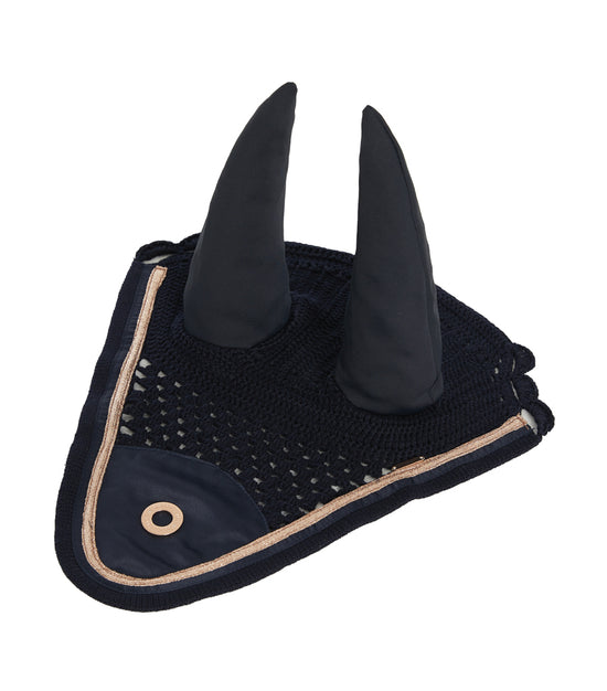 Kingsland Ear bonnet navy rose gold