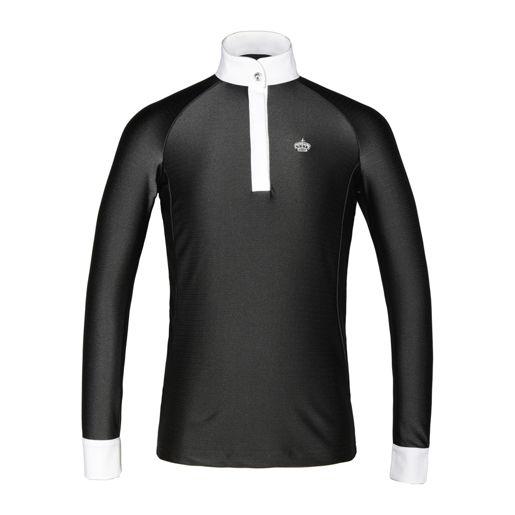 Long sleeve show shirt dark color