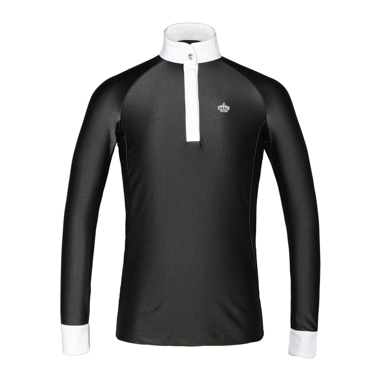 Long sleeve show shirt dark color