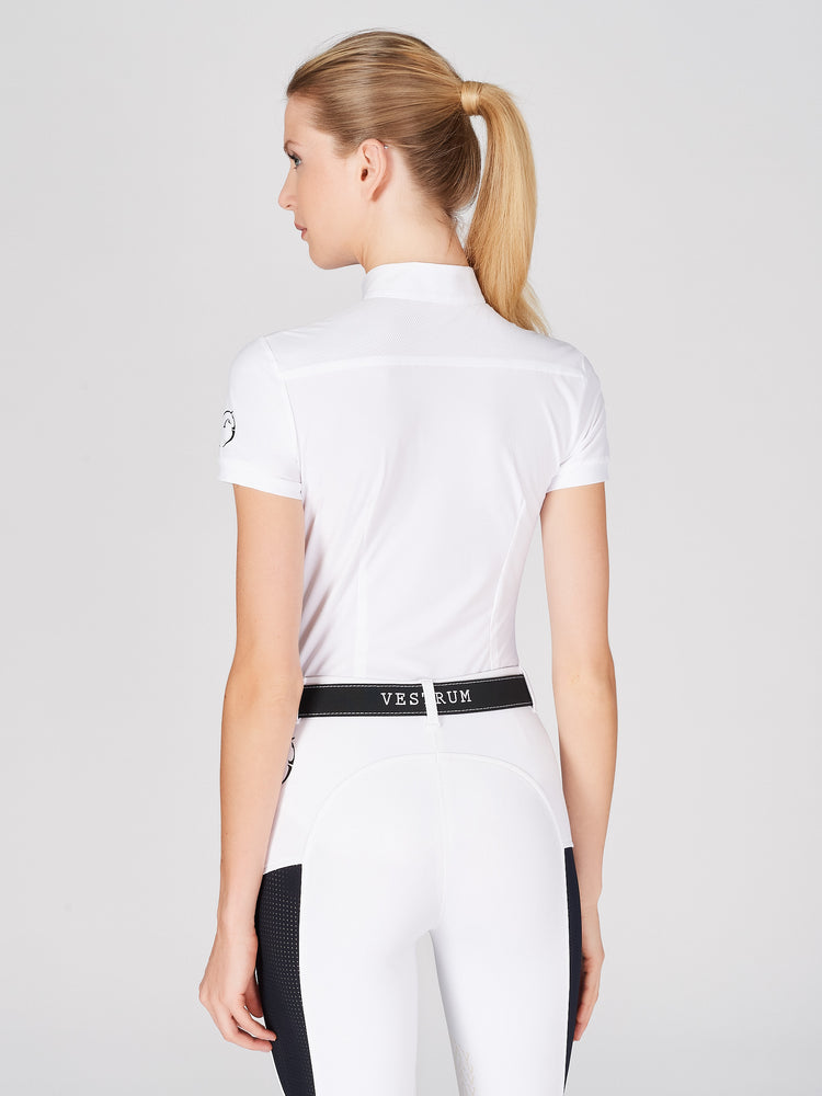 White dressage show shirt