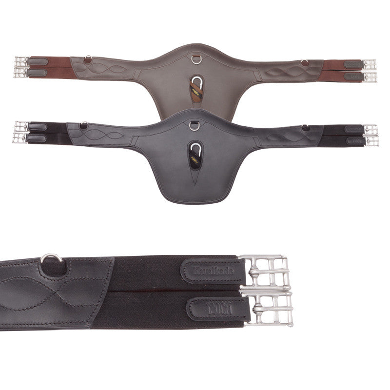 Premium leather stud girth