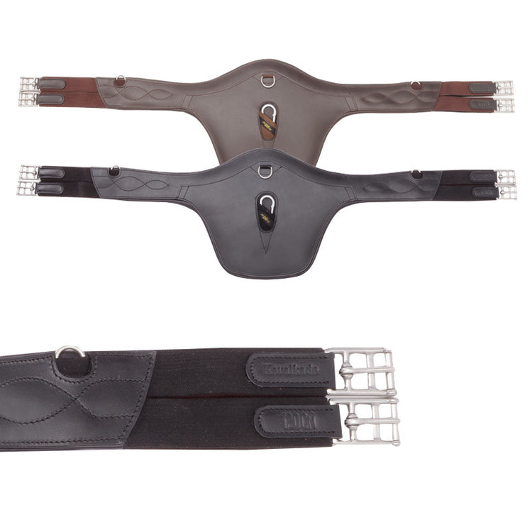 Premium leather stud girth