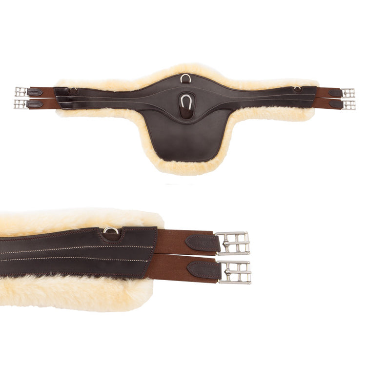 Sheepskin stud guard girth