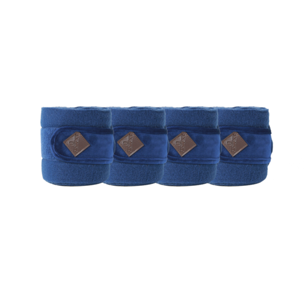 Kentucky Horsewear Velvet Pearls Bandages Navy