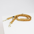Dog Lead Velvet 200 cm Mustard yellow