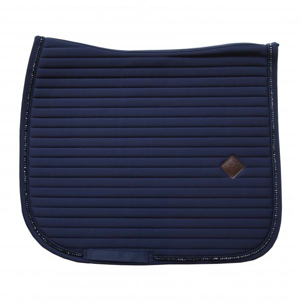Kentucky Horsewear Saddle Pad Pearls navy dressage