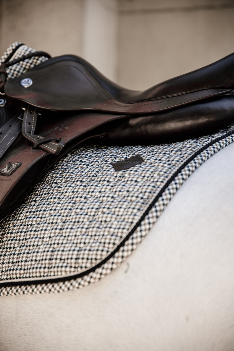 Checked Saddle Pad
