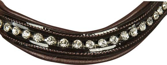 Browband with rhinestones