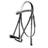 Drop Noseband bridle with white padding