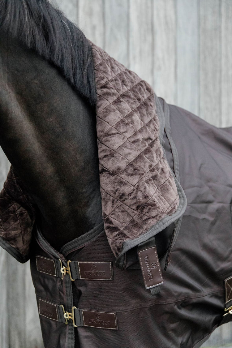 Fur lined turnout rug neck rugs