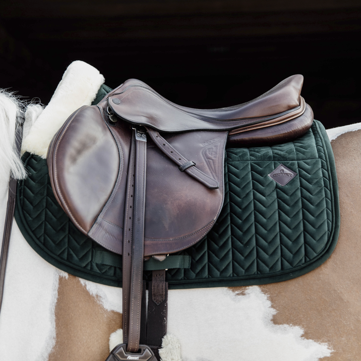 Velvet Sheepskin Saddle Pad