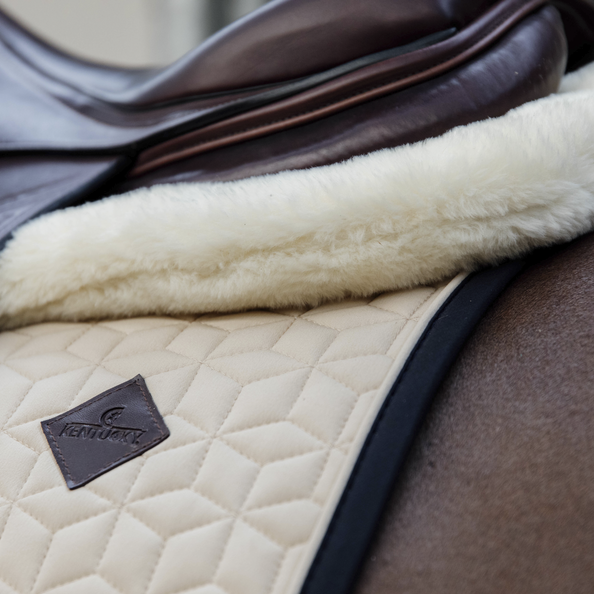 Fake Sheepskin pad for horse riding