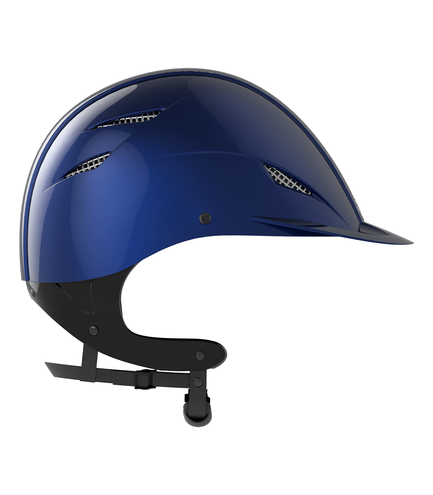Weird show jumping helmet at the olympics
