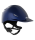 Shiny blue show jumping helmet