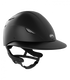 Matt black lady horse riding helmet