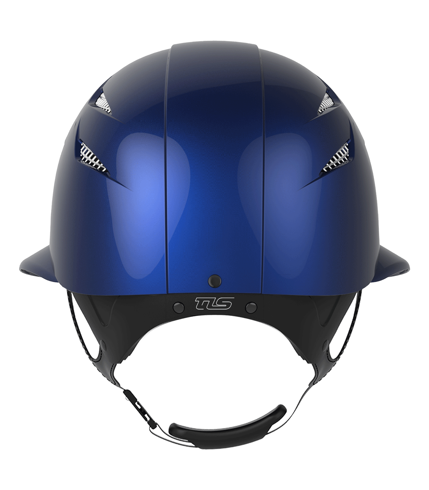 Blue horse riding helmet