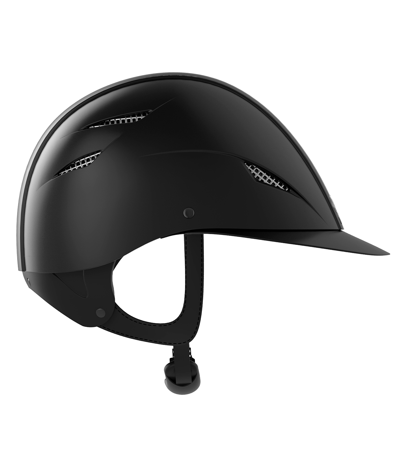Lightweight equestrian helmet