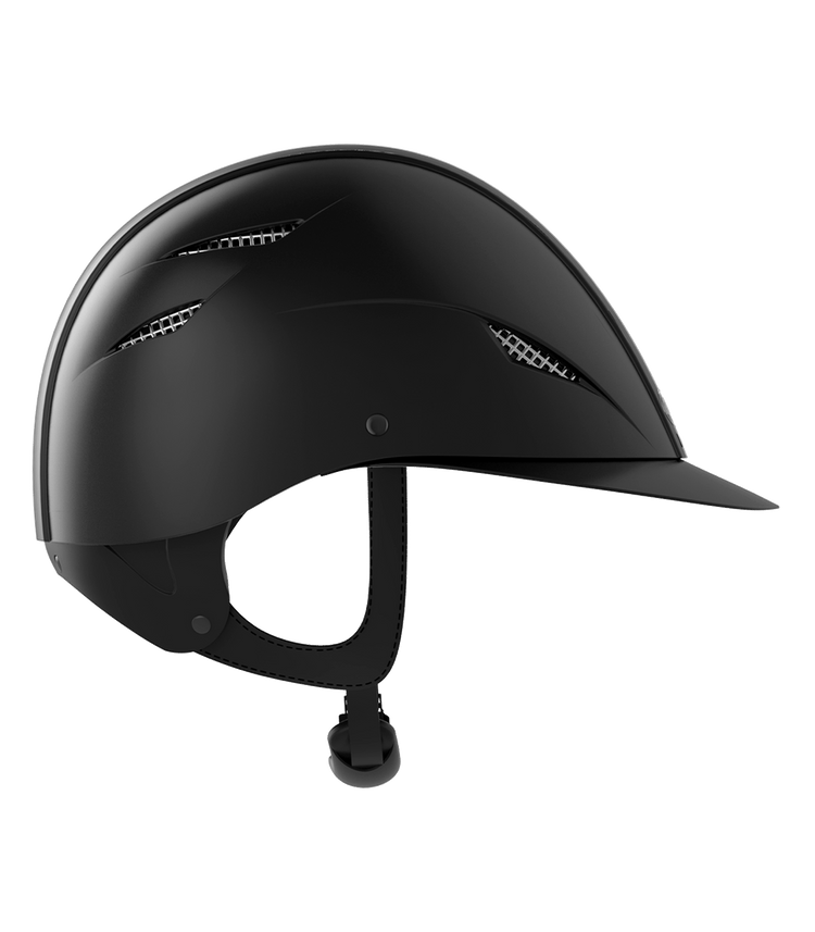 Lightweight equestrian helmet