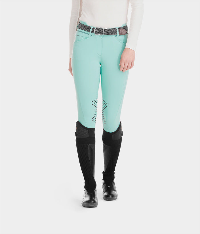 Mint green horse riding breeches women