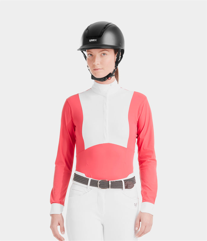 Ladies Pink show jumping shirt