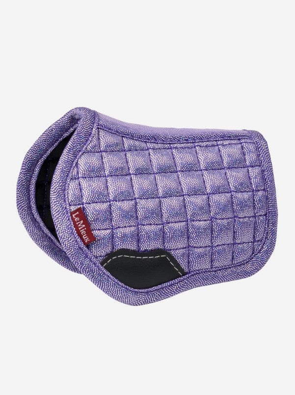 Violet saddle blanket toy