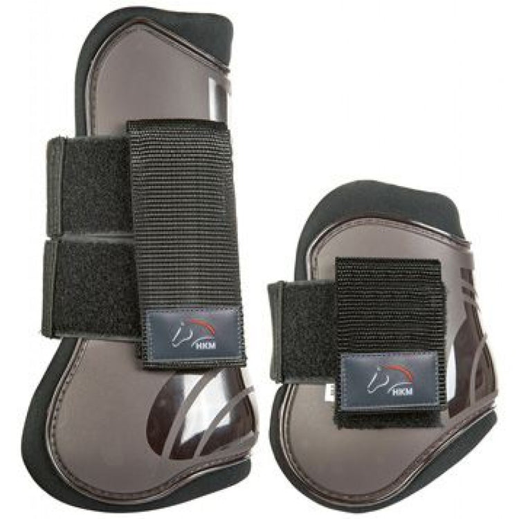 Dark brown tendon and hind boot set
