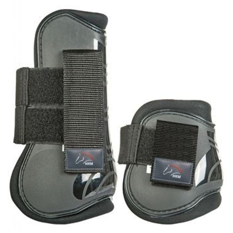 Black jumping boots set