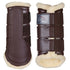 Dark Brown brushing boots