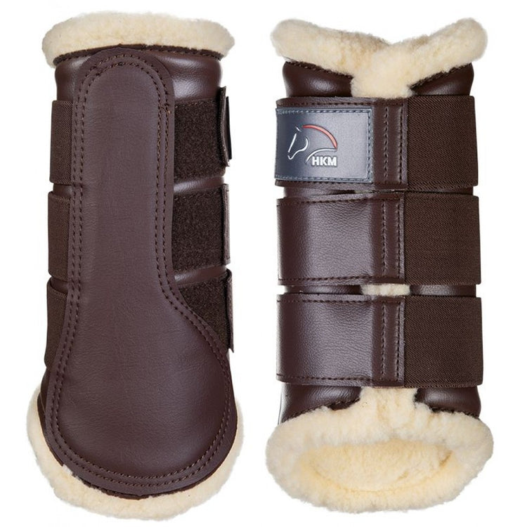 Dark Brown brushing boots
