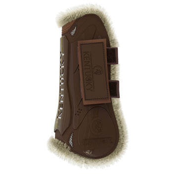 Kentucky Tendon Boots Brown with vegan sheepsking lining