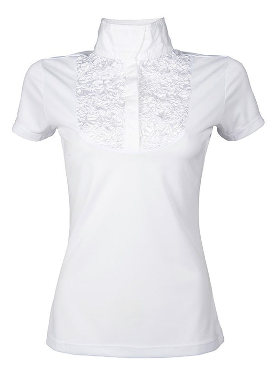 White Ruffle Shirt