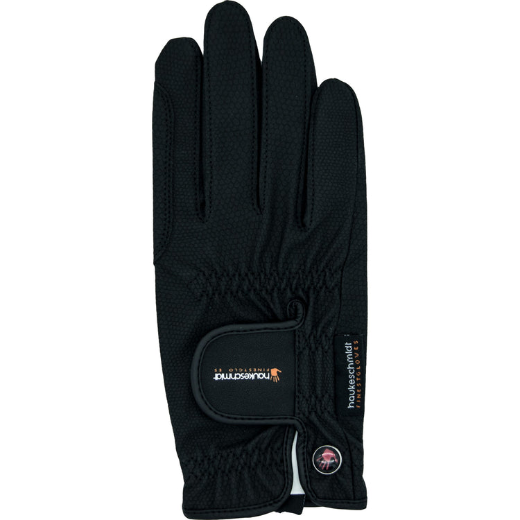 A Touch of Class Print Riding Gloves Black